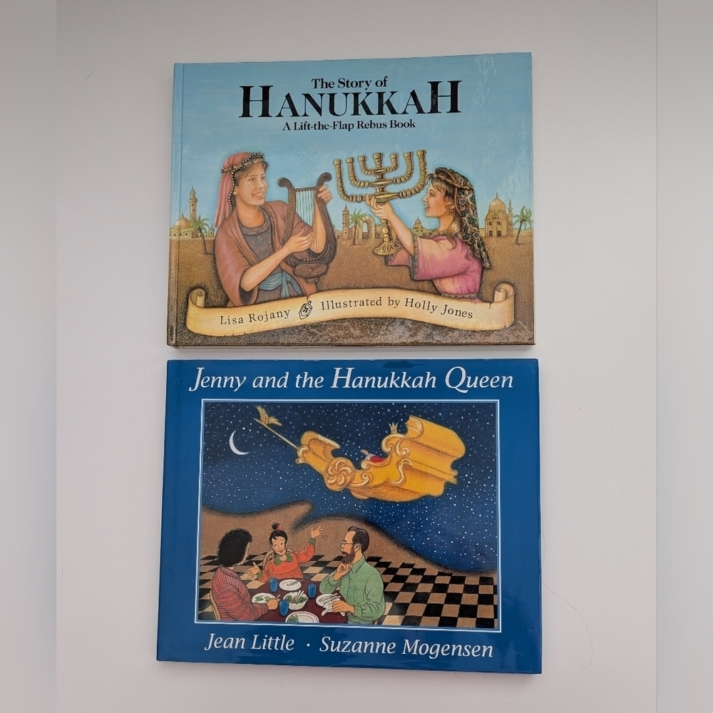 The Story of Hanukkah Children's Hardcover Book/Story Lift-the-Flap Rebus Book - Picture 9 of 10